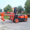 DIESEL FORKLIFT TRUCK with STEAM BRICK CLAMP